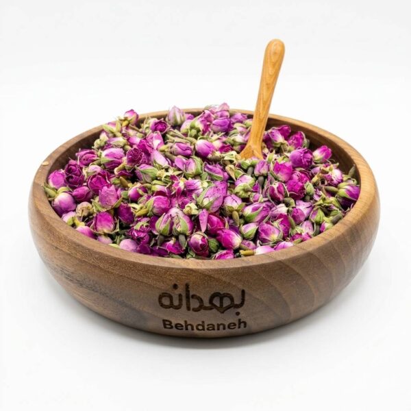 غنچه گل محمدی اعلا - گل سرخ خشک طبیعی